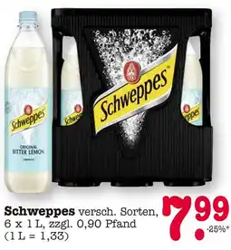 E-Center Schweppes original bitter lemon Angebot