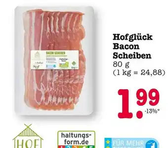 E-Center Hofglück bacon scheiben Angebot