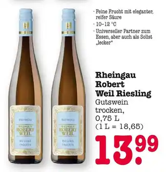 E-Center Robert weil rheingau riesling gutswein trocken Angebot