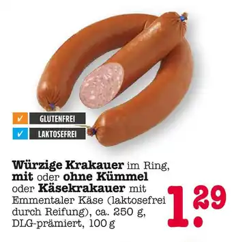 E-Center Würzige krakauer Angebot