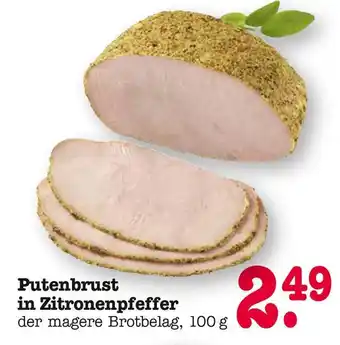 E-Center Putenbrust in zitronenpfeffer Angebot