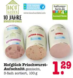 E-Center Hofglück frischwurst-aufschnitt Angebot