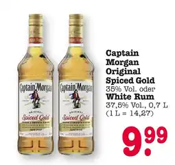 E-Center Captain morgan original spiced gold white rum Angebot