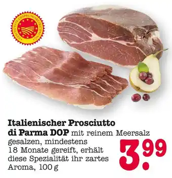 E-Center Italienischer prosciutto di parma dop Angebot