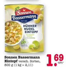 E-Center Sonnen bassermann eintopf Angebot