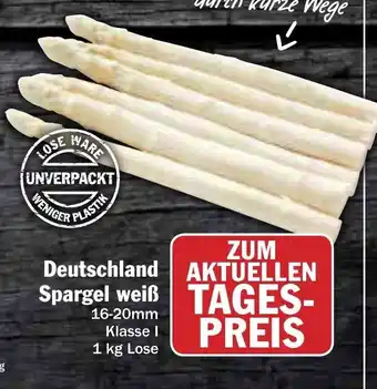 AEZ Deustschland Spargel weiß 1kg Angebot