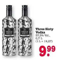 E-Center Three sixty vodka Angebot