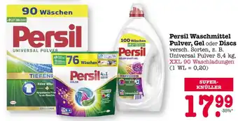 E-Center Persil waschmittel pulver, gel oder discs Angebot