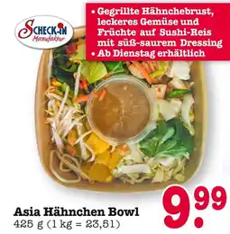 E-Center Scheck-in manufaktur asia hähnchen bowl Angebot