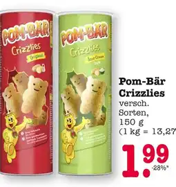 E-Center Pom-bär crizzlies original oder crizzlies sour cream Angebot