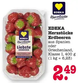 E-Center Edeka herzstücke erdbeeren Angebot