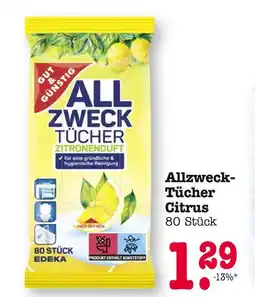 E-Center Edeka allzweck-tücher citrus Angebot