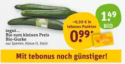 tegut Tegut... bio zum kleinen preis bio-gurke Angebot