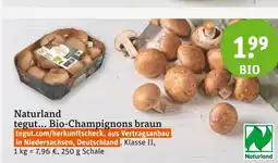 tegut Naturland bio-champignons braun Angebot