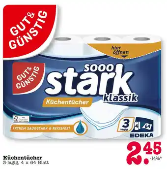 E-Center Gut & günstig küchentücher Angebot