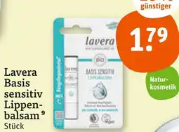 tegut Lavera basis sensitiv lippenbalsam Angebot