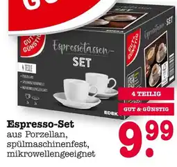 E-Center Gut & günstig espresso-set Angebot