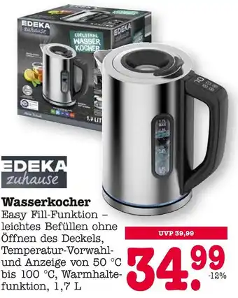 E-Center Edeka zuhause wasserkocher Angebot