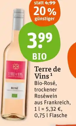 tegut Bio terre de vins Angebot