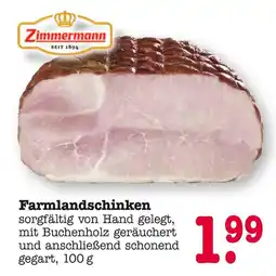 E-Center Zimmermann farmlandschinken Angebot