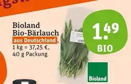 tegut Bioland bio-bärlauch Angebot