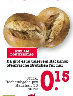 E-Center Ofenfrische brötchen Angebot