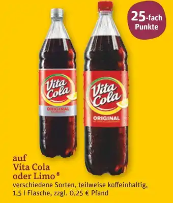 tegut Vita cola vita cola oder limo Angebot