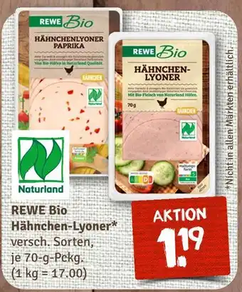 nahkauf Rewe bio hähnchen-lyoner Angebot