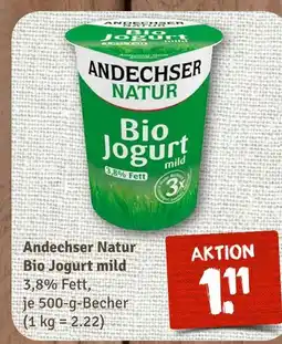 nahkauf Andechser natur bio jogurt mild Angebot