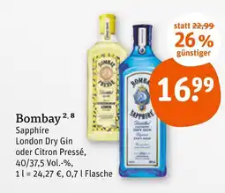 tegut Bombay sapphire Angebot