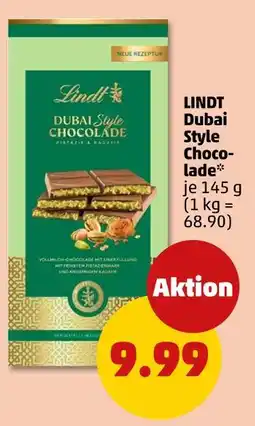 PENNY Lindt dubai style chocolate Angebot