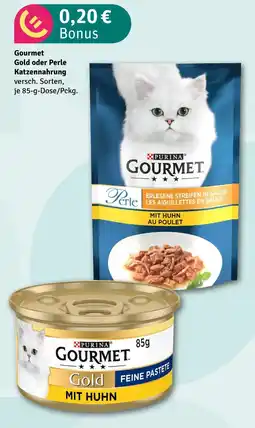 nahkauf Gourmet gold oder perle katzennahrung Angebot