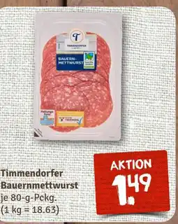 nahkauf Timmendorfer bauernmettwurst Angebot