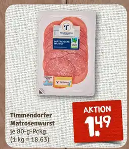 nahkauf Timmendorfer matrosenwurst Angebot