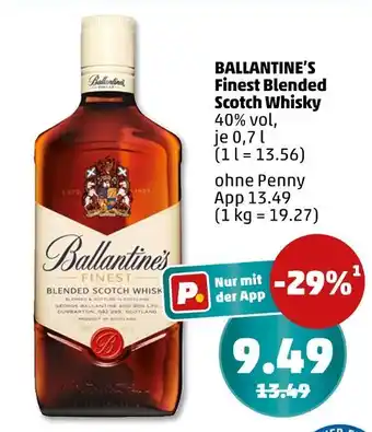 PENNY Ballantine's finest blended scotch whisky Angebot