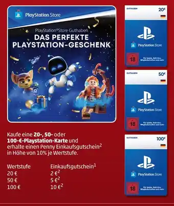 PENNY Playstation store das perfekte playstation-geschenk Angebot