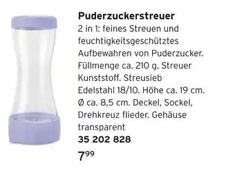 Tchibo Puderzuckerstreuer Angebot