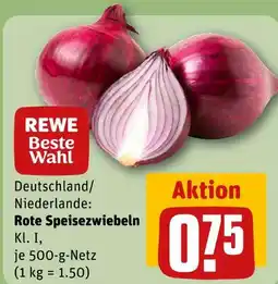 REWE Rewe beste wahl rote speisezwiebeln Angebot