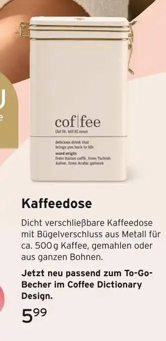 Tchibo Kaffeedose Angebot