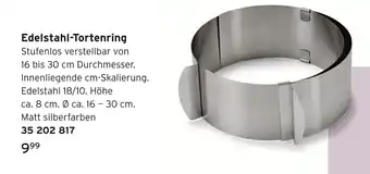 Tchibo Edelstahl-tortenring Angebot