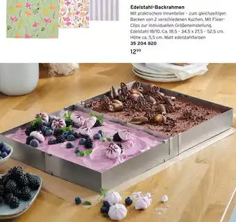 Tchibo Edelstahl-backrahmen Angebot