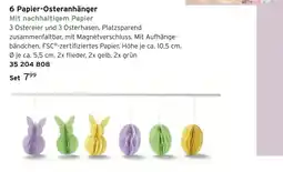 Tchibo 6 papier-osteranhänger Angebot