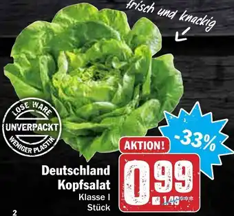 AEZ Deustchland Kopfsalat Angebot