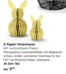 Tchibo Papier-osterhasen Angebot