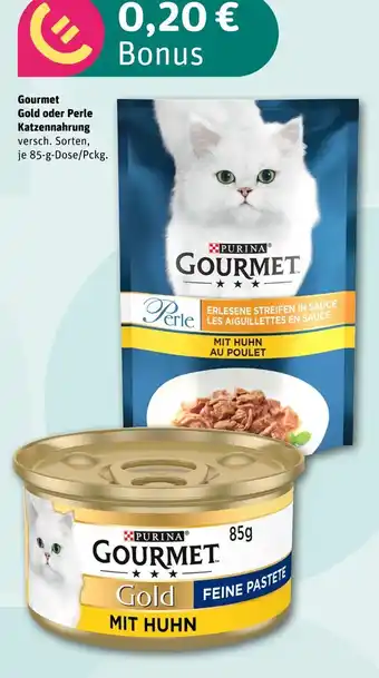 REWE Purina gourmet gold oder perle katzennahrung Angebot