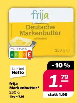 NETTO Frija deutsche markenbutter Angebot