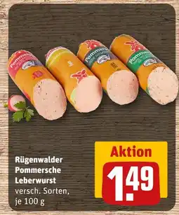 REWE Rügenwalder leberwurst Angebot