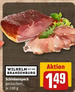 REWE Wilhelm brandenburg schinkenspeck Angebot