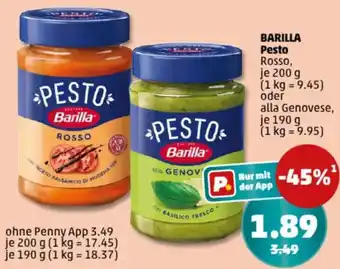 PENNY BARILLA Pesto Angebot