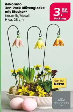 NETTO Dekorado blütenglocke mit stecker Angebot